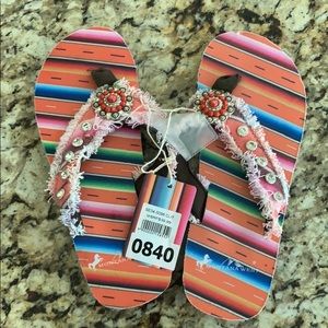 Montana west serape sandals